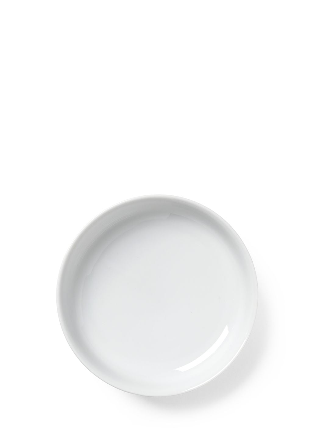Lyngby Porcelæn Rhombe Placa de postre Ø16 cm, blanco