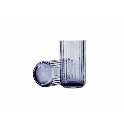 Lyngby Porcelæn Vase H31 cm Verre soufflé, bleu de minuit