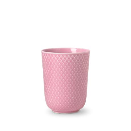 Lyngby Rhombe mug roze, 33cl