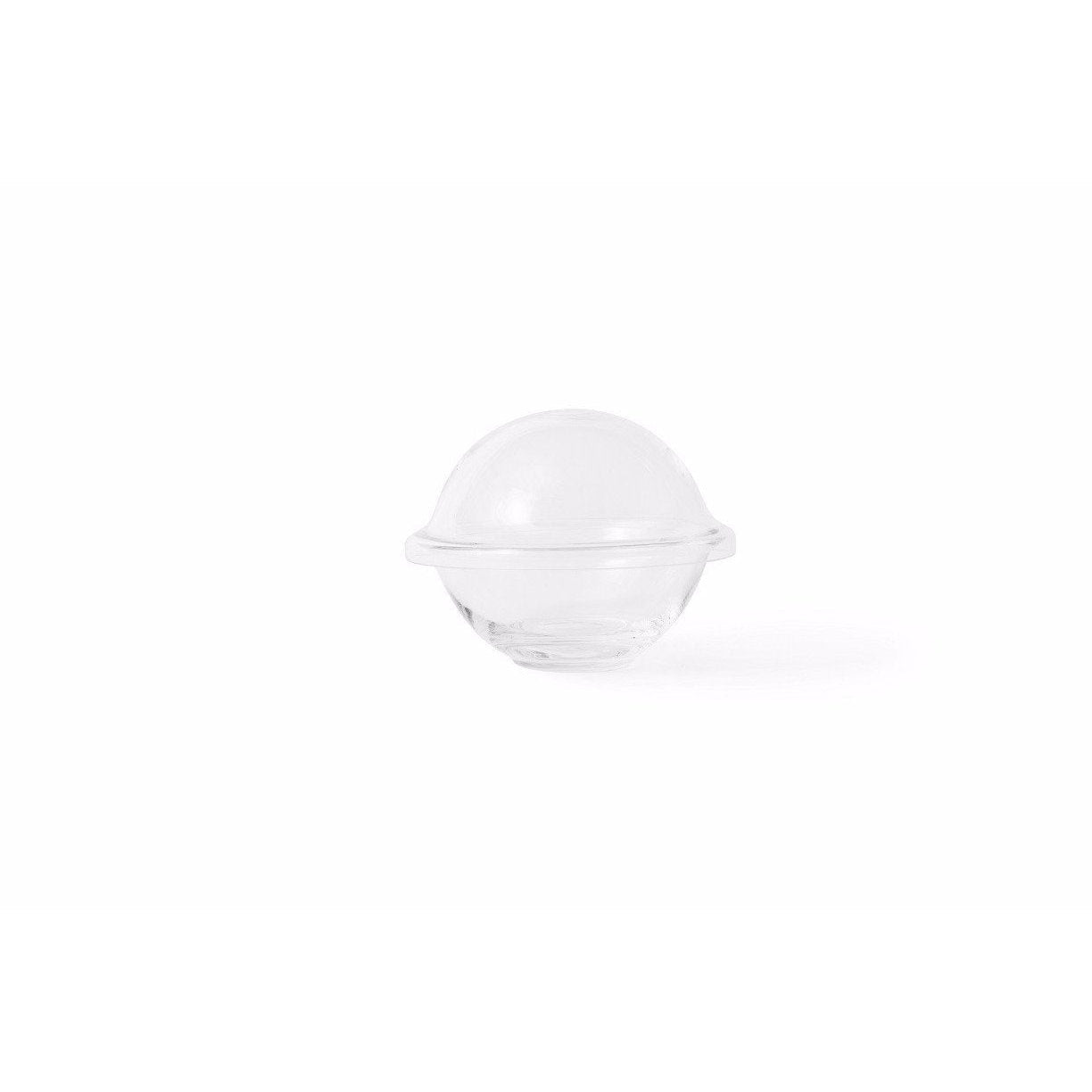 Lyngby Rhombe Chapeau Bowl con tapa, transparente, grande