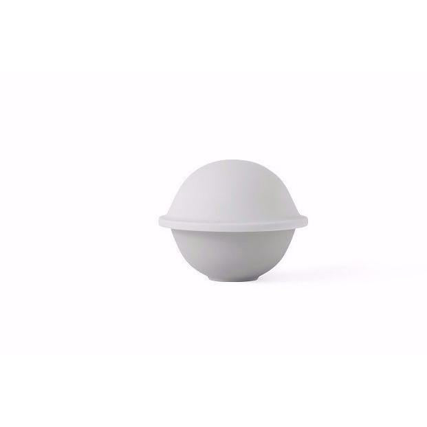 Lyngby Rhombe Chapeau Bowl met deksel, mat wit, groot