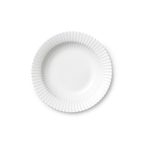 Lyngby Deep Plate White 21cm