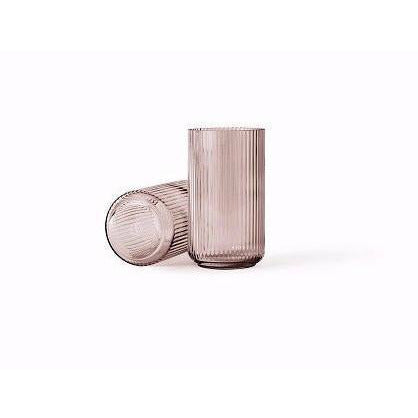 Lyngby Vase Glass Bourgogne, 25 cm