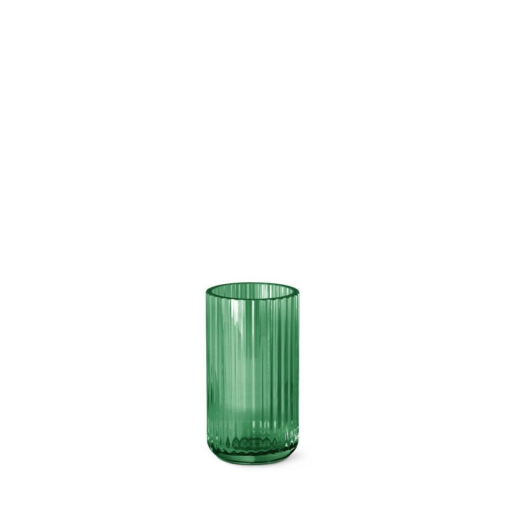Lyngby vaasgroen glas, 15 cm