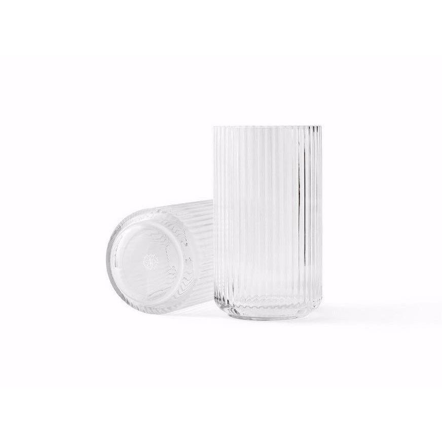 Lyngby Vase Clear Glass, 38 cm