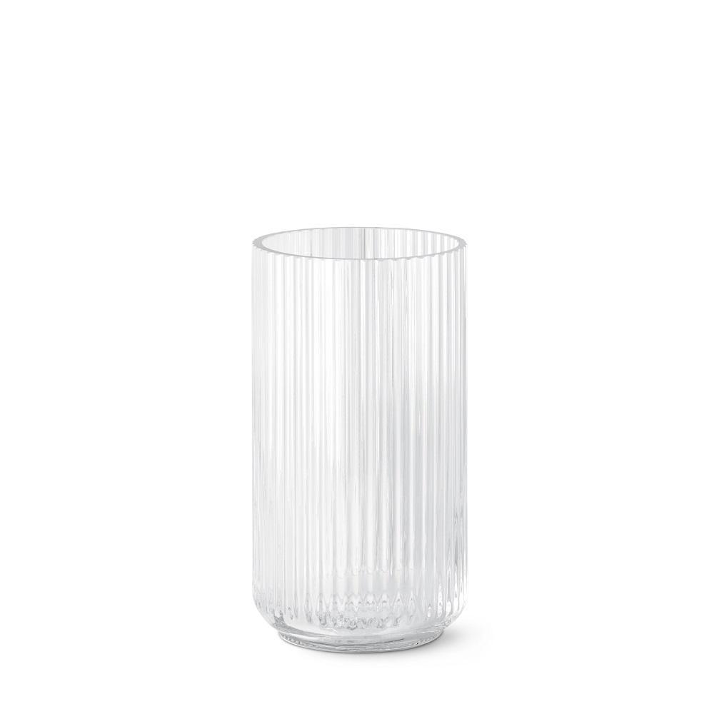 Vase Lyngby en verre transparent, 25 cm