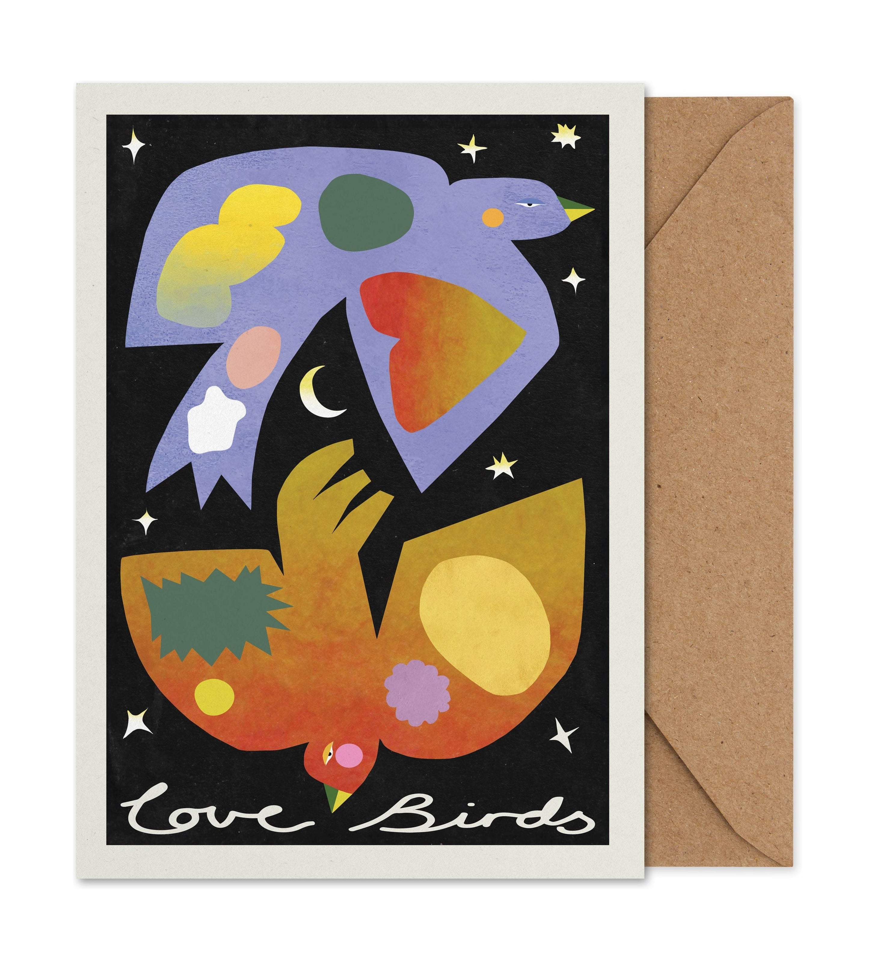 Paper Collective Love Birds Map, A5