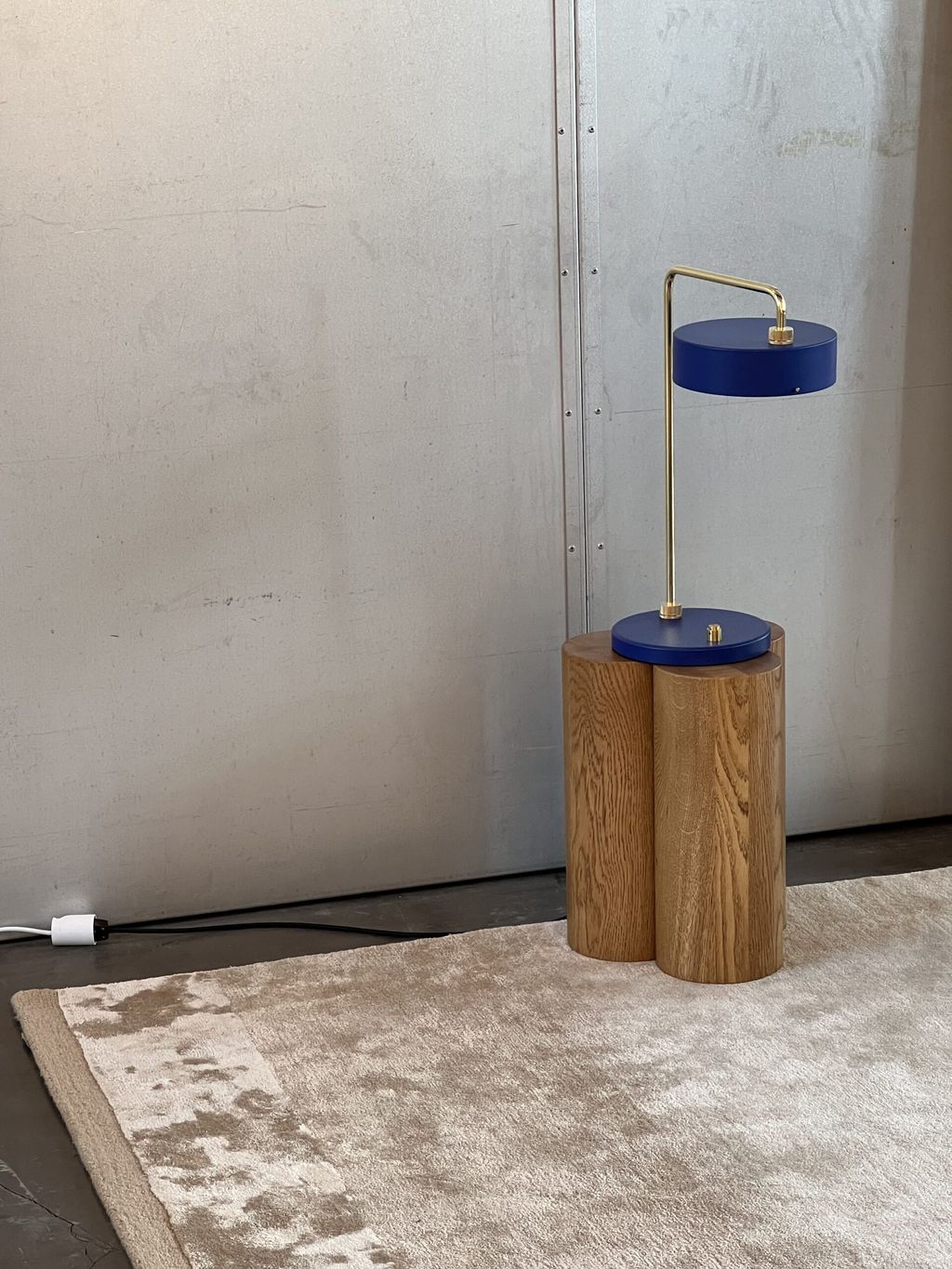 Made By Hand Petite Machine Table Lamp H: 52, Brass Polished