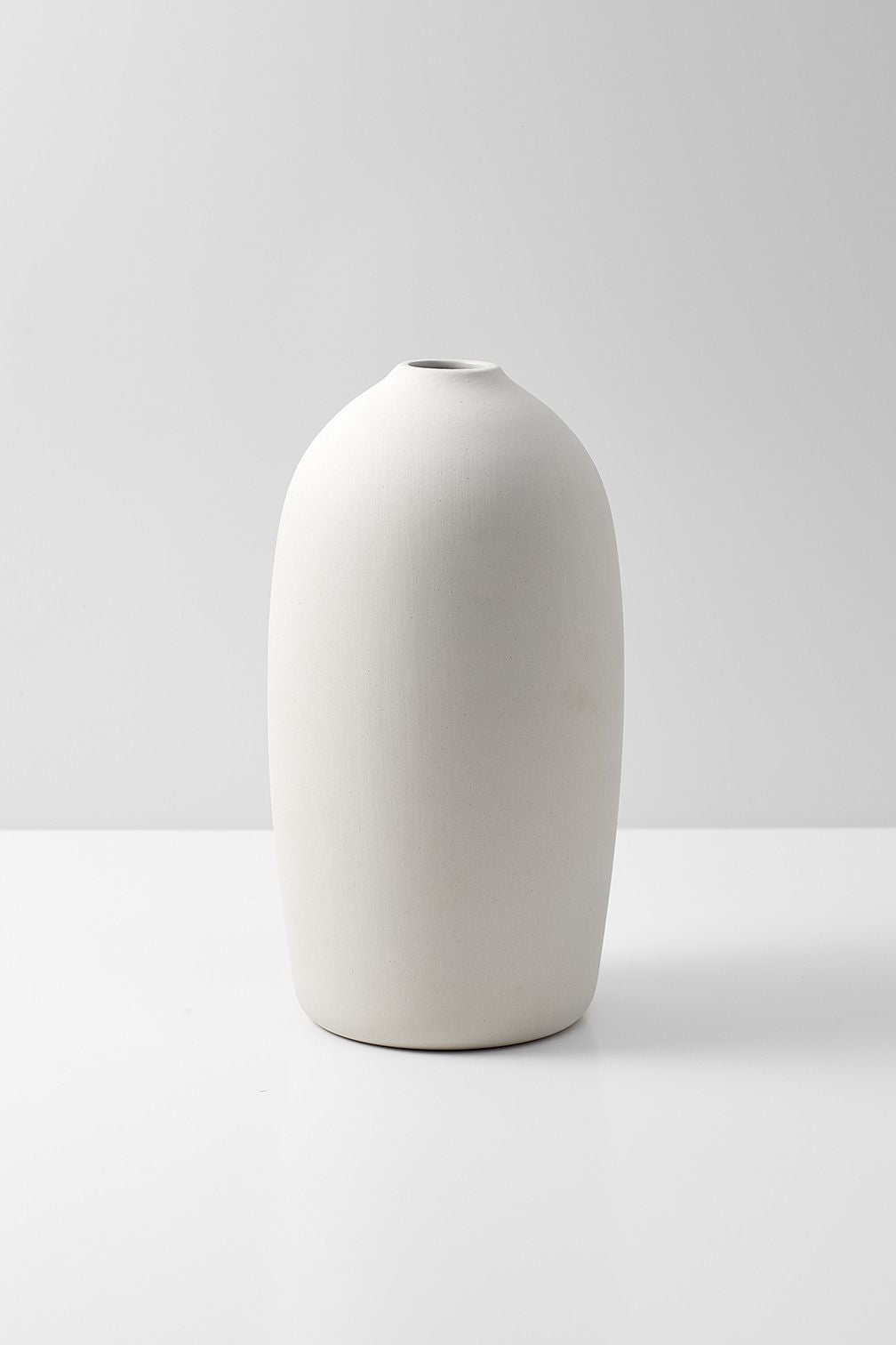 Malling Living Raw Vase Raw 20 cm, blanco