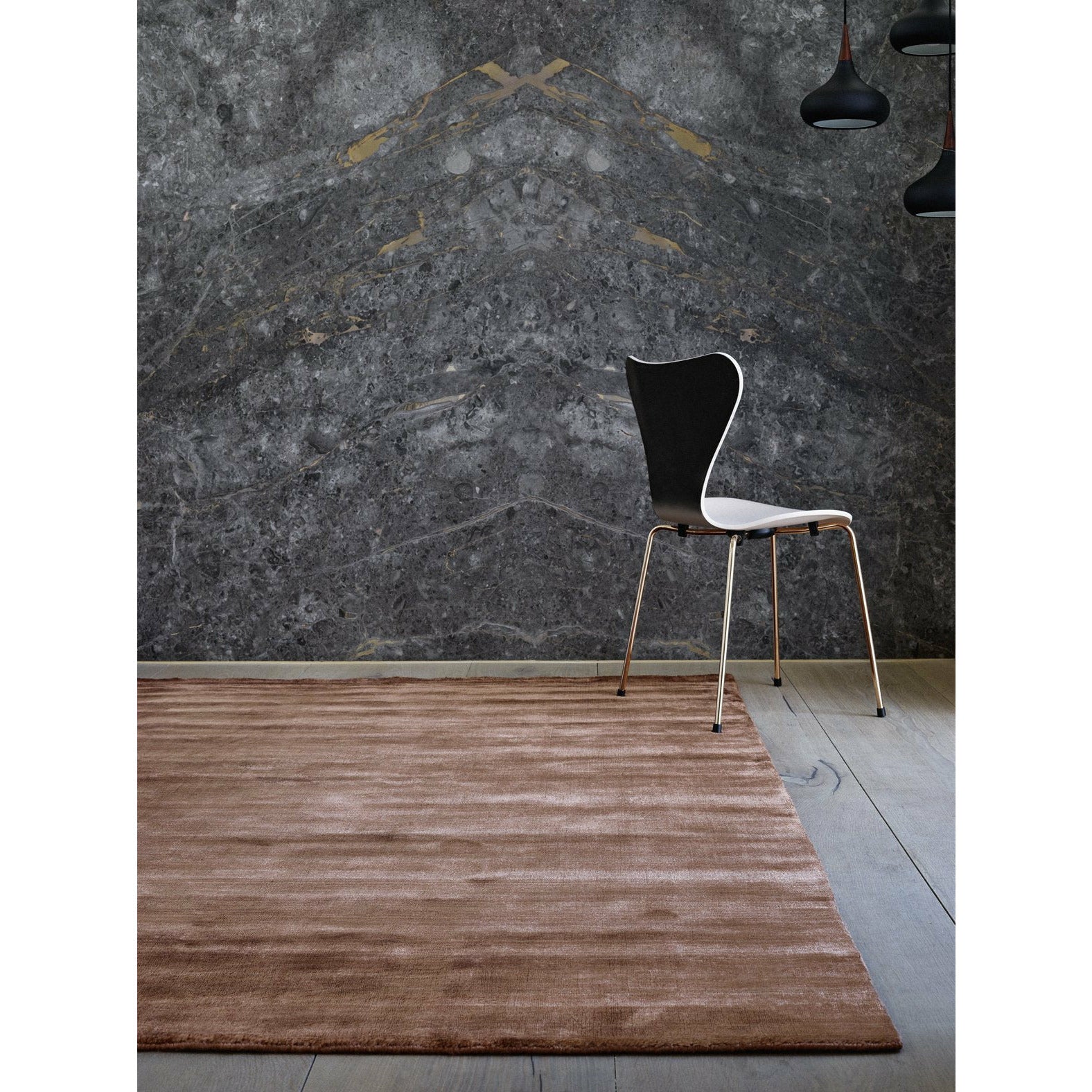 Massimo Bambus Teppich Kupfer, 140x200 cm