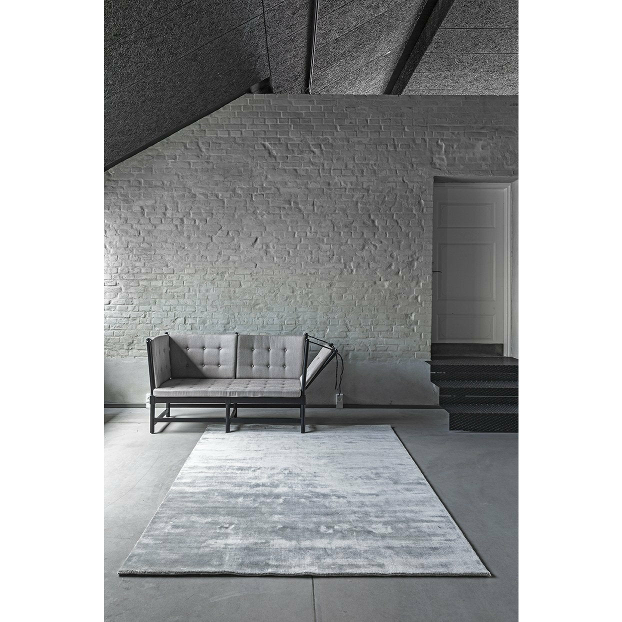 Massimo Earth Bambus tæppe betongrå, 200x300 cm