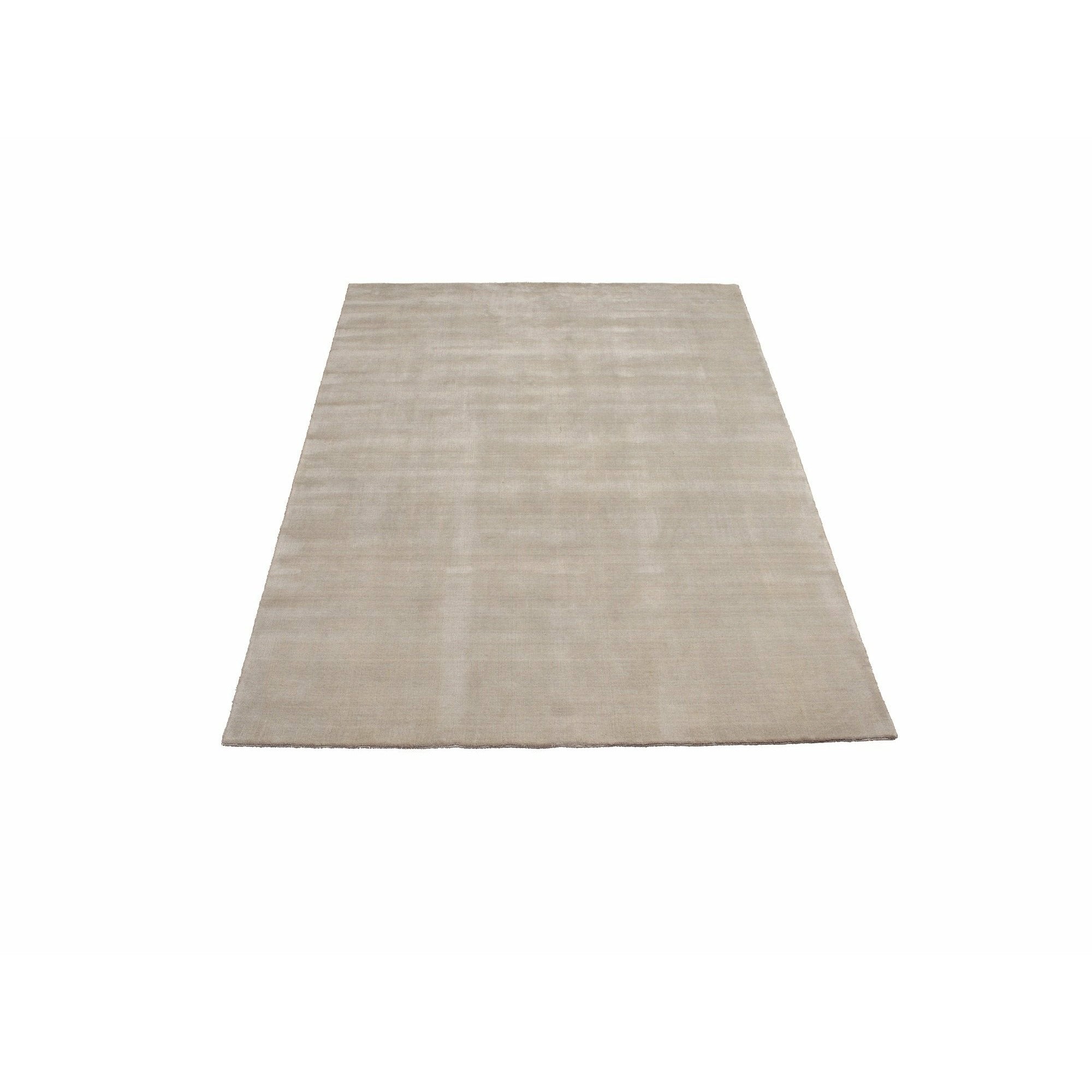Massimo Earth Bambus tæppe blød grå, 140x200 cm