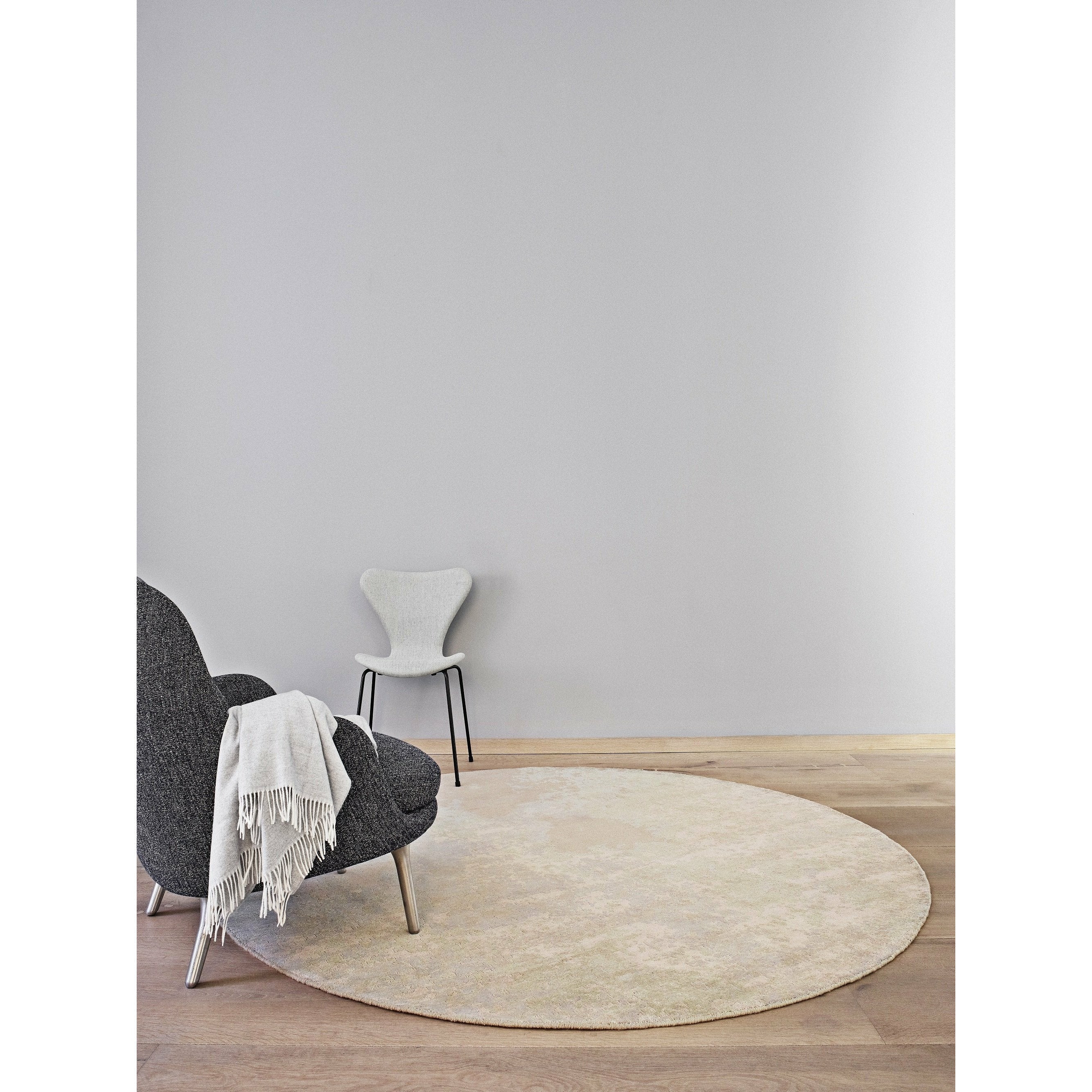 Tapis Massimo Space Surface Terre Bambou, ø 240 Cm