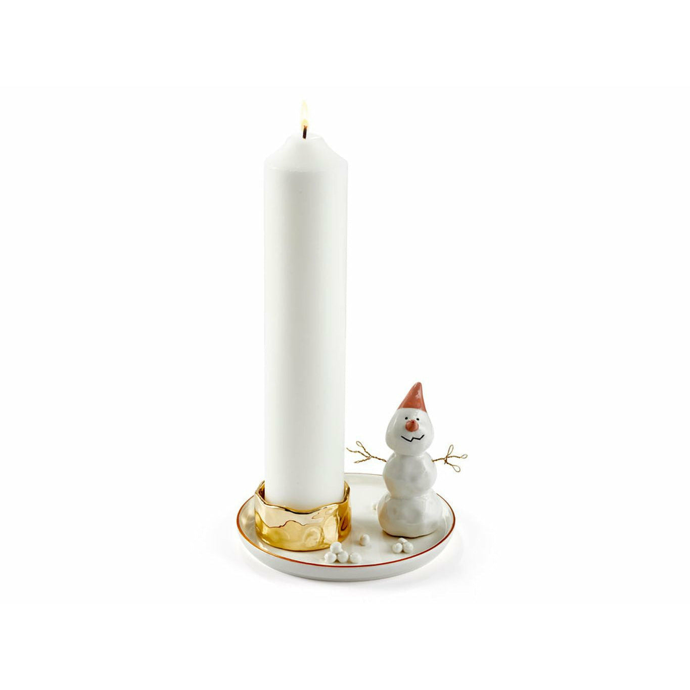 MEDUSA Köpenhamn Candlestick snögubbe för kalenderljus