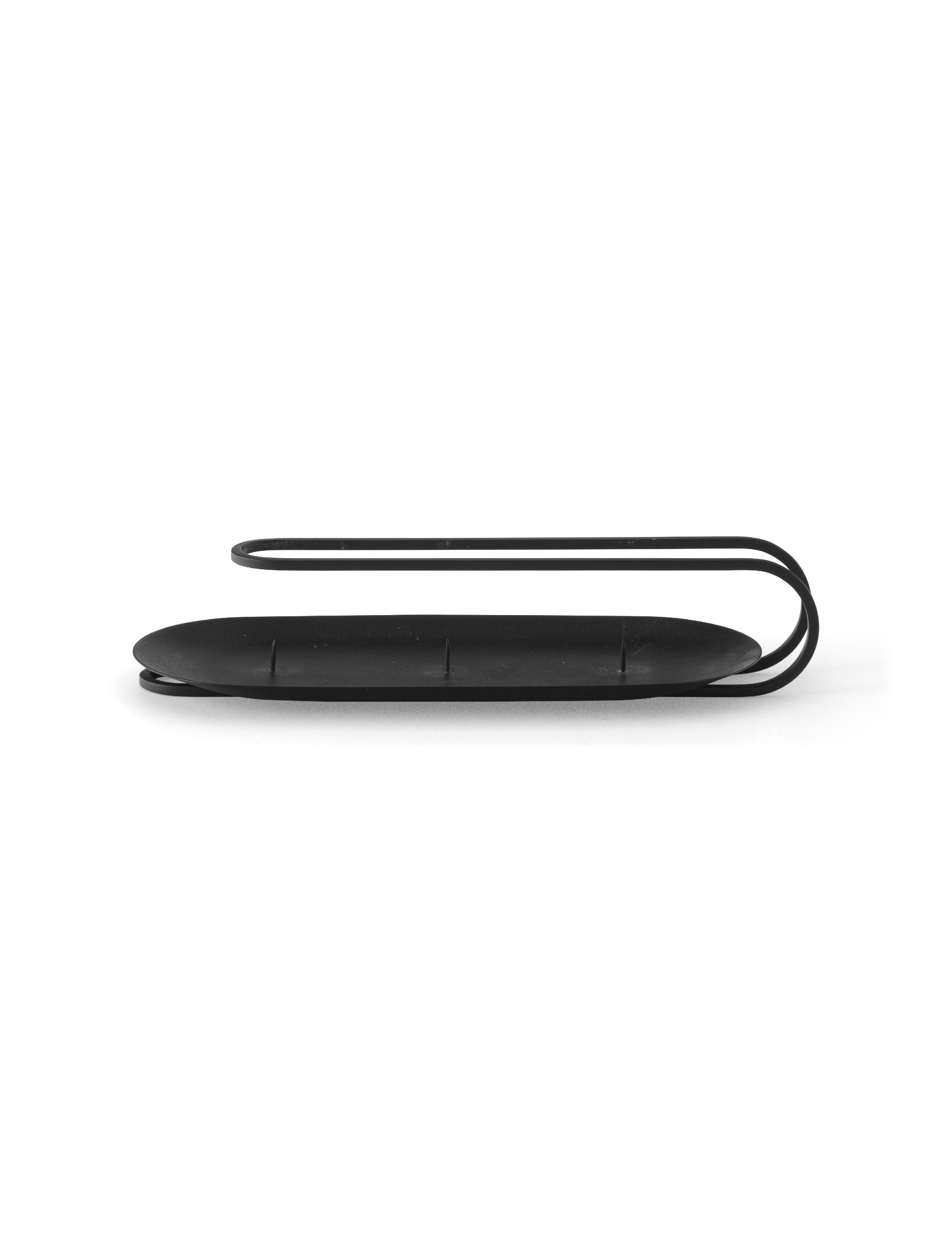 Audo Copenhagen Clip 3 Braz Candeler 5 cm, negro