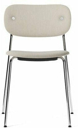 Audo Köpenhamn Co Food Chair Fullklädsel, Chrome/Doppiopanama T14012/004