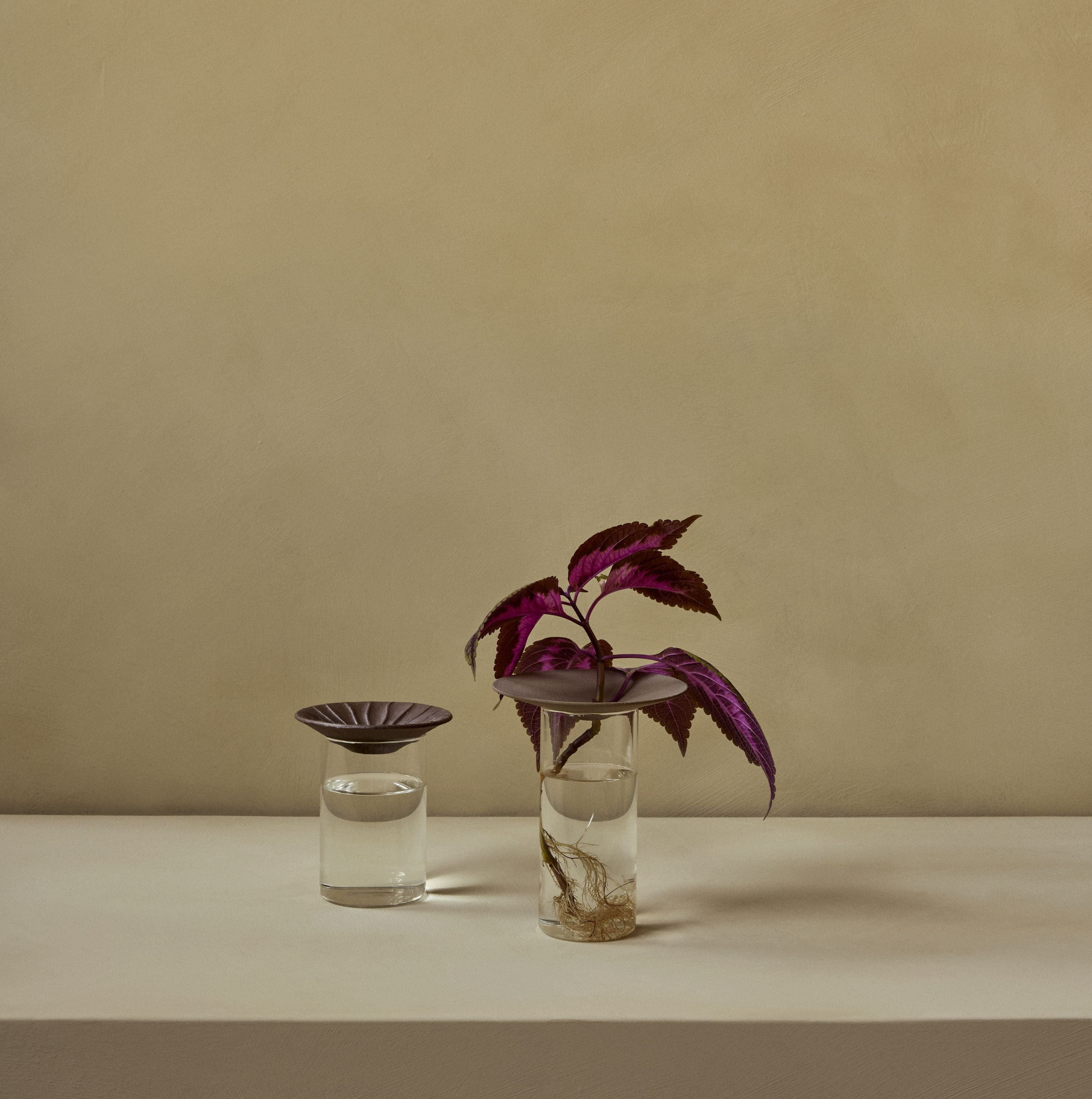 Audo Copenhagen Crespo -Ausbreitung Vase, 2 -Set von 2