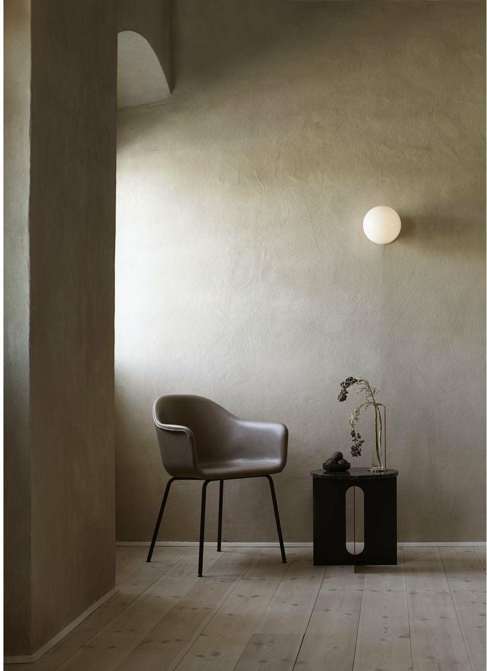 Audo Copenhagen Harbour Dining Chair Natural Oak, Light Grey