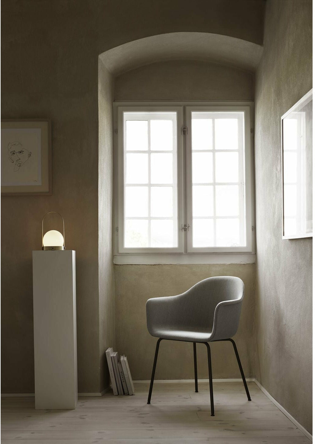 Audo Copenhagen Harbour Dining Chair Natural Oak, White