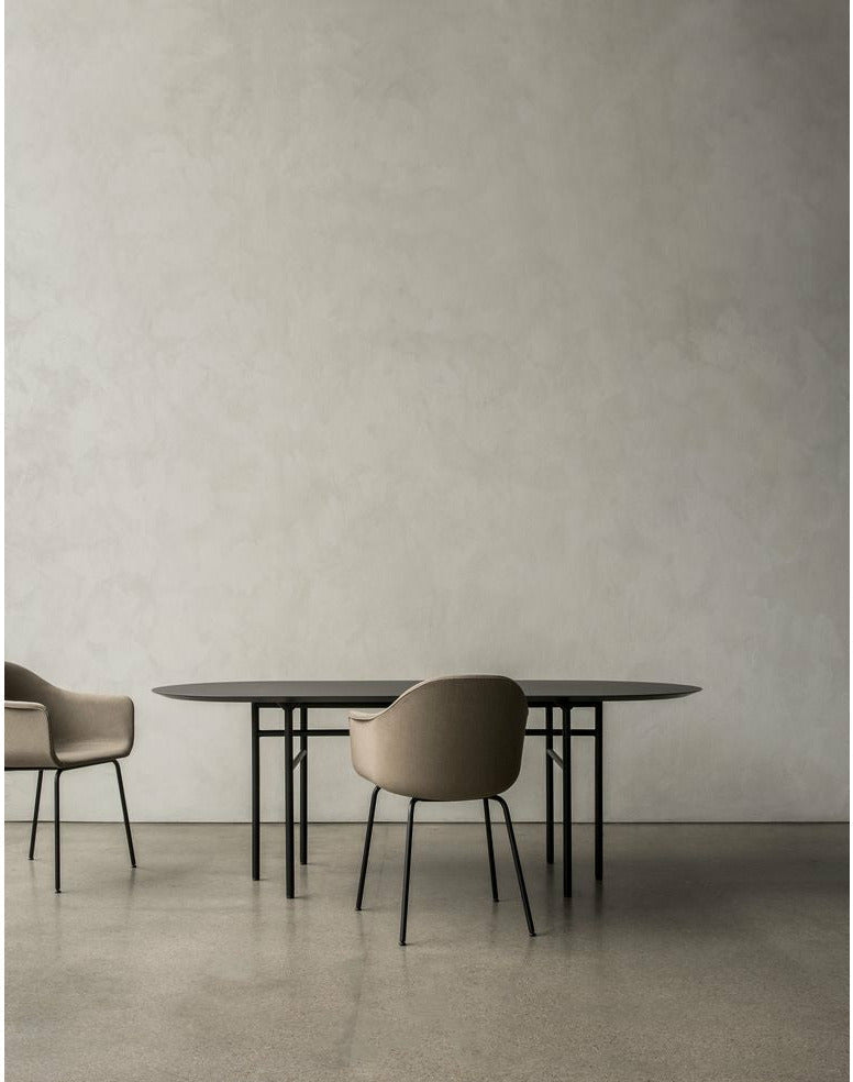 Audo Copenhagen Harbour Dining Chair, Black/Light Grey
