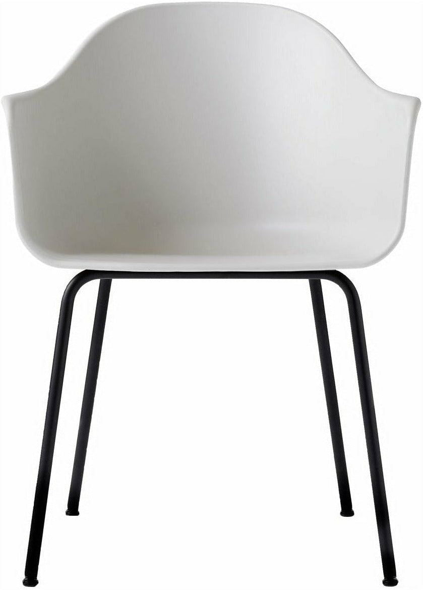 Audo Copenhagen Harbour matsstol, svart/ljusgrå