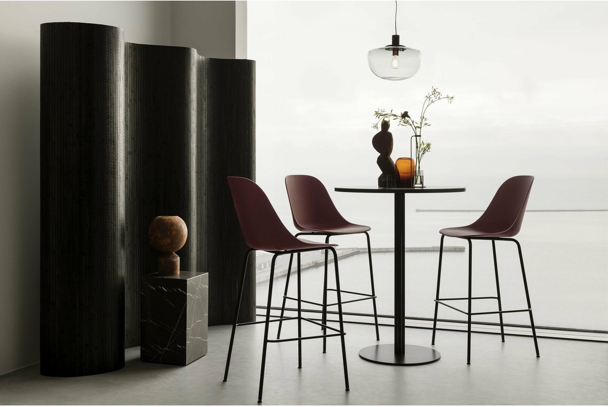 Audo Copenhagen Harbour Side Counter Chair Upholstered, Remix 233