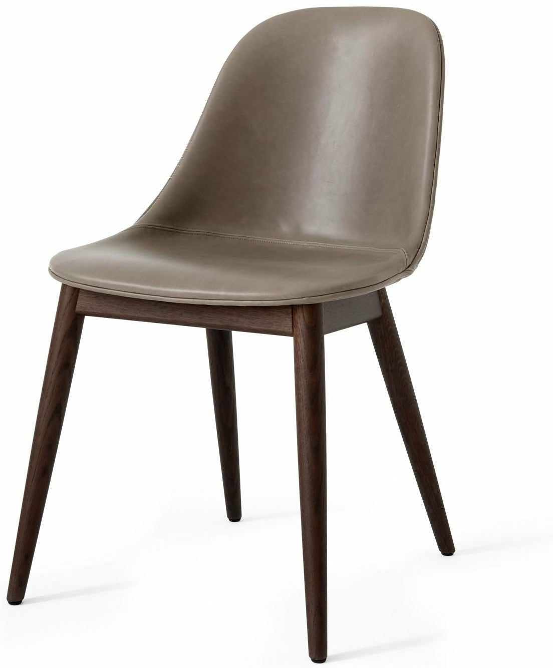 Audo Copenhagen Harbour Side Dining Chair Upholstered Dark Stained Oak, Dakar 0311