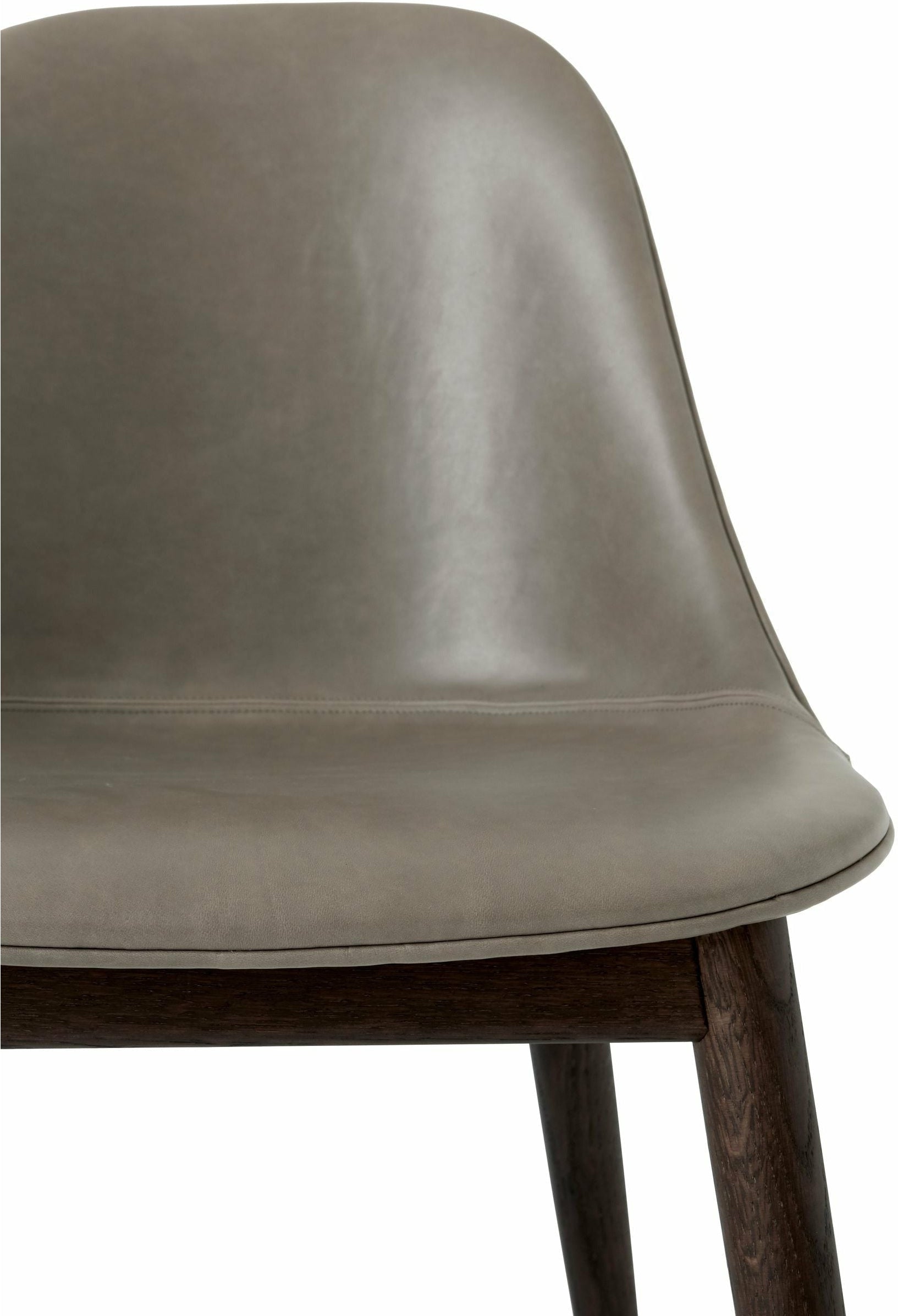 Audo Copenhagen Harbour Side Dining Chair Upholstered Dark Stained Oak, Dakar 0311