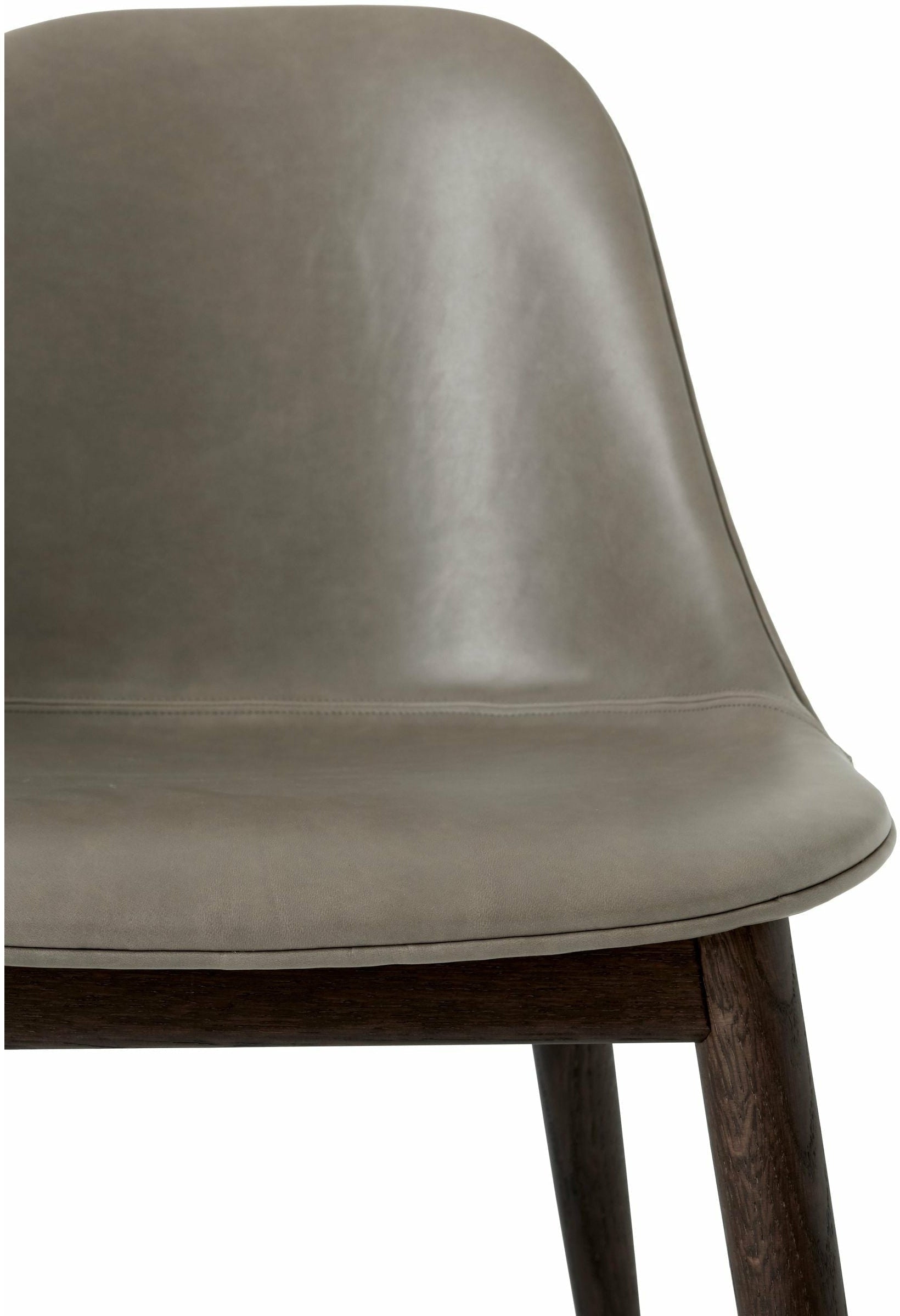 Audo Copenhagen Harbour Side Dining Chair Upholstered Dark Stained Oak, Dakar 0311