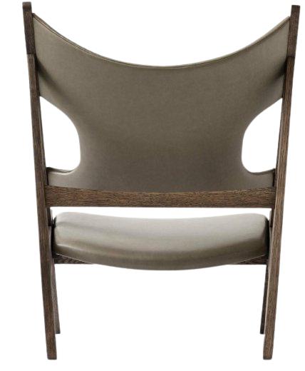 Audo Copenhagen Knitting Lounge Chair Dark Stained Oak, Dakar 0311