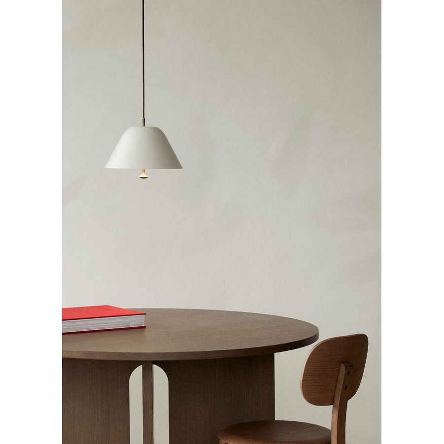 Audo Copenhagen Levitate Pendant Lamp ø28 Cm, Grey/Bronzed Brass