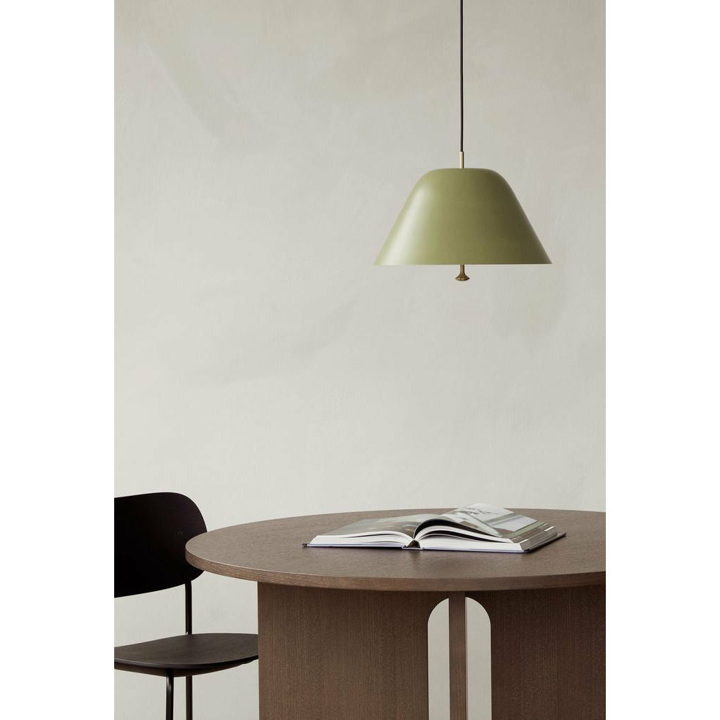 Audo Copenhague levita lámpara colgante Ø28 cm, latón gris/bronceado