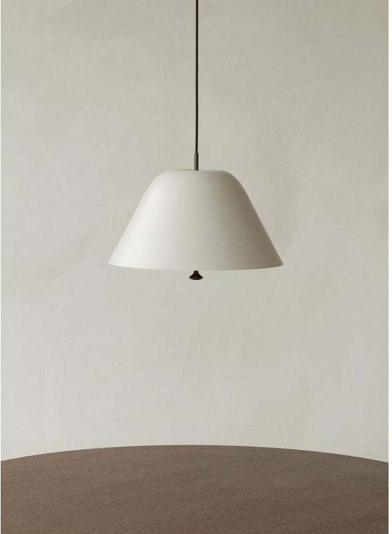 Audo Köpenhamn Levitate Pendant Lamp Ø28 cm, grå/bronsad mässing