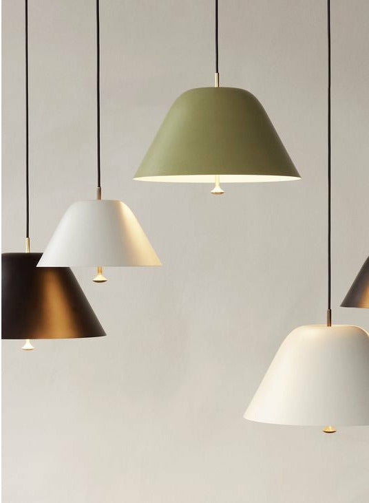 Audo Copenhagen Levitate Pendant Lamp ø28 Cm, Grey/Bronzed Brass