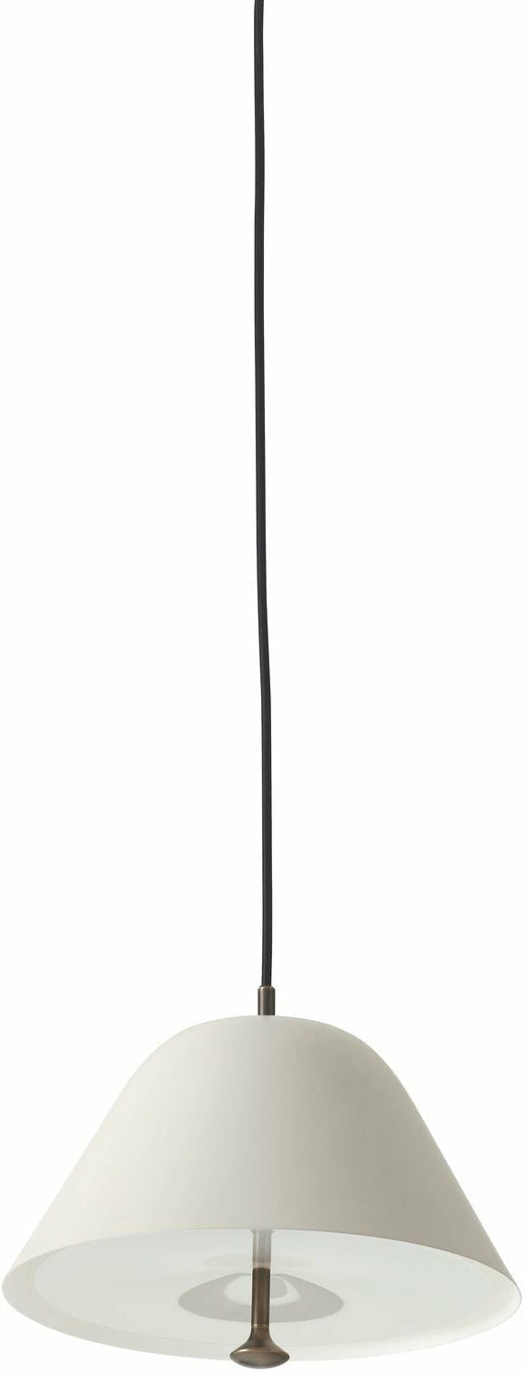Audo Köpenhamn Levitate Pendant Lamp Ø28 cm, grå/bronsad mässing