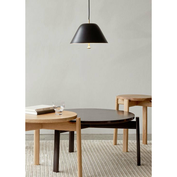 Audo Köpenhamn Levitate Pendant Lamp Ø28 cm, grå/bronsad mässing