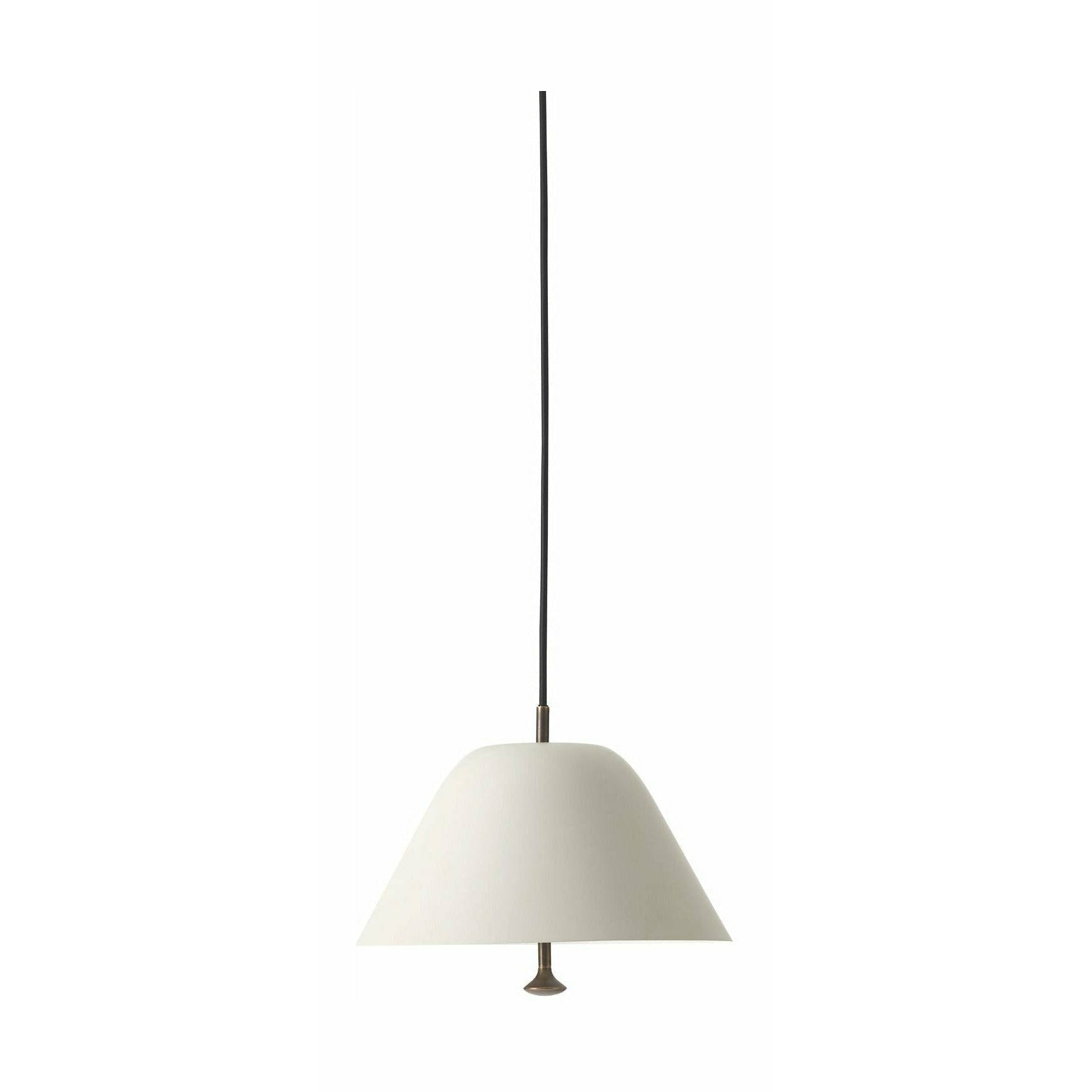 Audo Köpenhamn Levitate Pendant Lamp Ø28 cm, grå/bronsad mässing