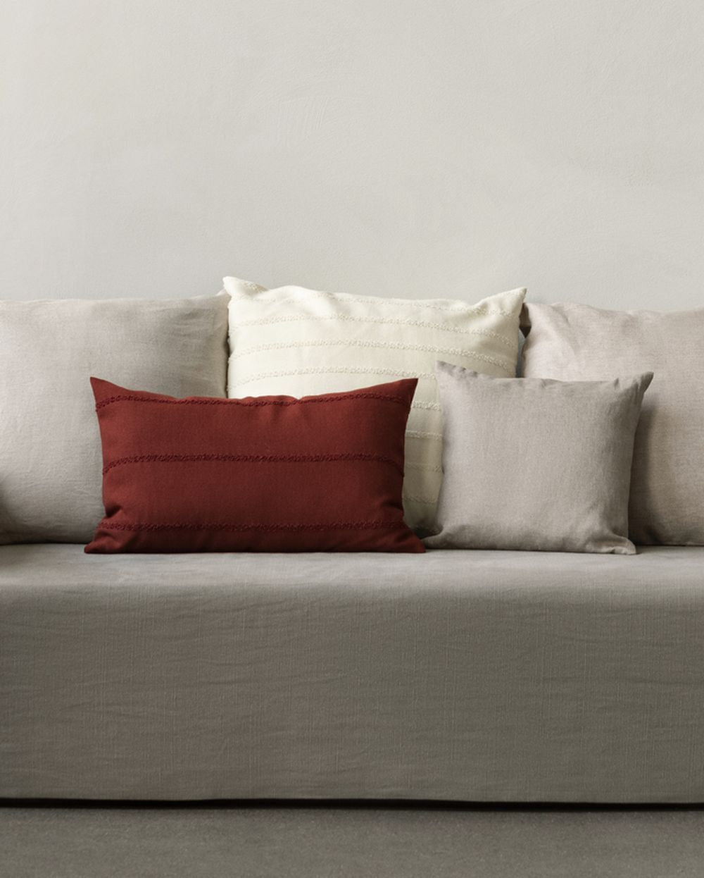 Audo Copenhagen Losaria Cushion 60x60 Cm, Burnt Siena