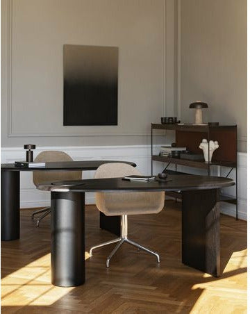 Audo Copenhagen Reverse Table Lampe, Travertine Marmor