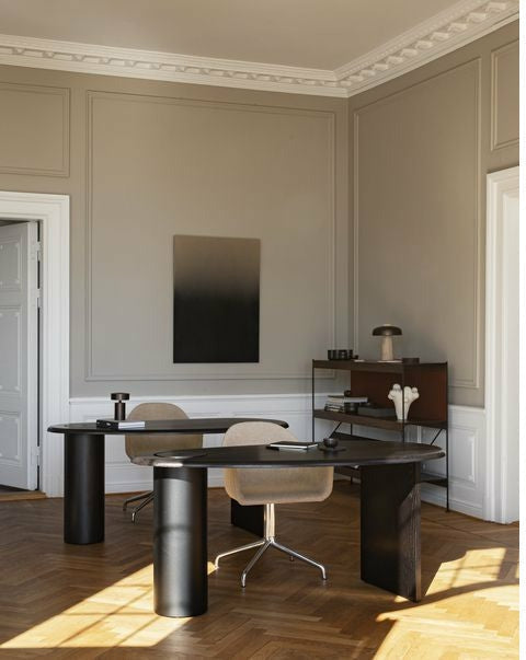 Audo Copenhagen Reverse Table Lampe, Travertine Marmor