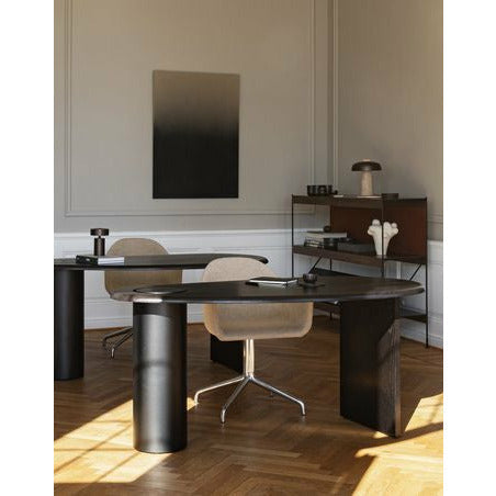 Audo Copenhagen Reverse Table Lampe, Travertine Marmor