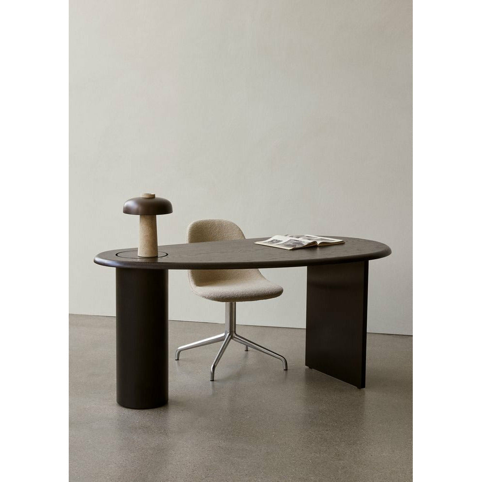 Audo Copenhagen Reverse Table Lampe, Travertine Marmor