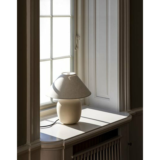 Audo Copenhagen Reverse Table Lampe, Travertine Marmor