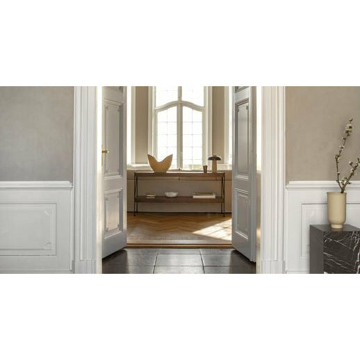 Audo Copenhagen Reverse Table Lampe, Travertine Marmor