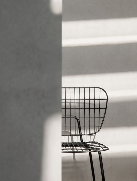 Audo Köpenhamn WM String Seat Cushion Outdoor/Dining, Dark Grey