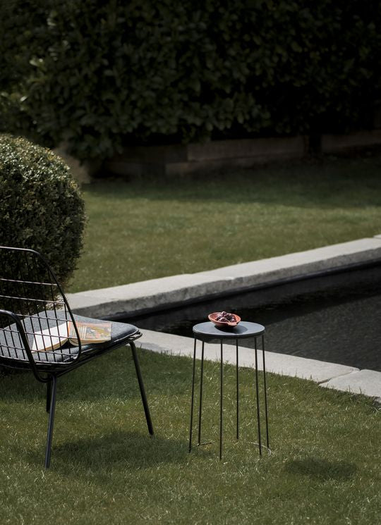 Audo Copenhagen Wm String Asiento Cushion Outdoor/Dining, Gray Dark