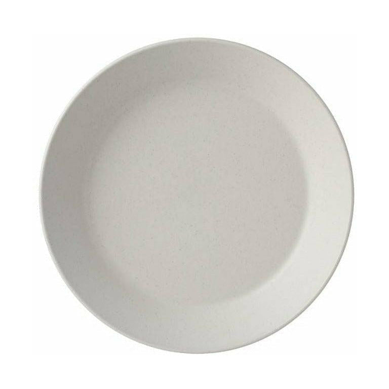 Assiette de soupe de floraison mépale Ø 22 cm, galet blanc