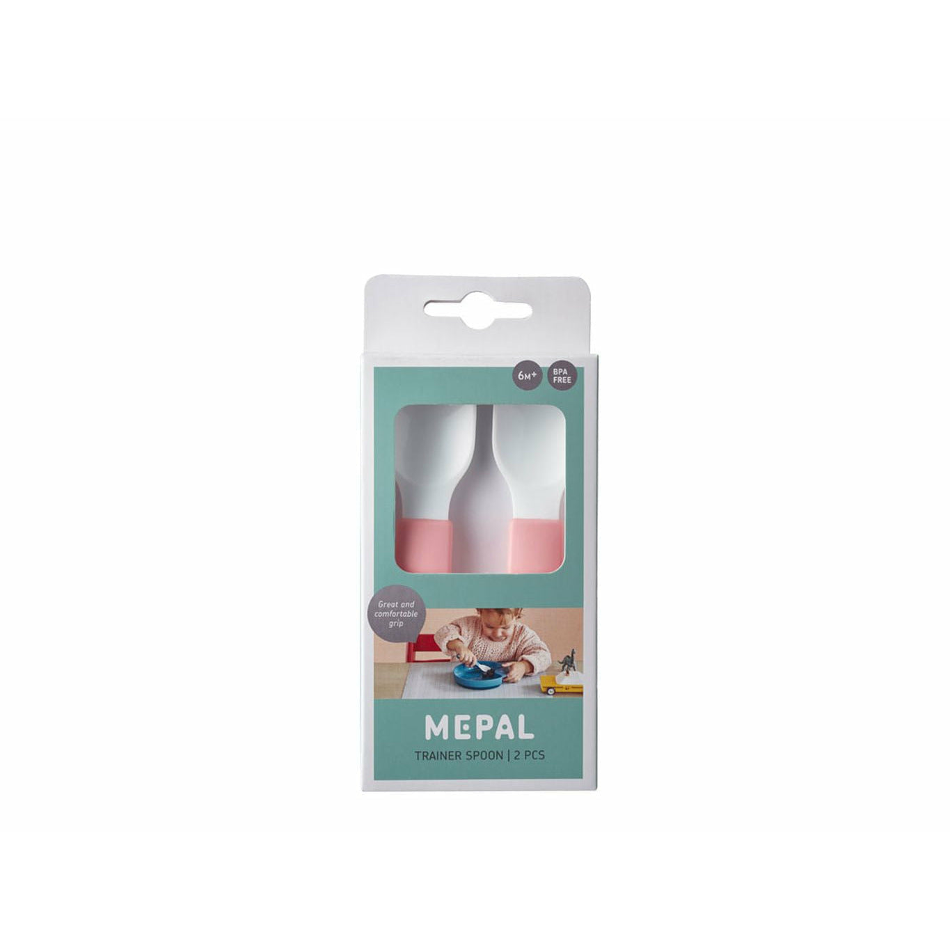 Mépal Mio Learning Spoon Set, rose