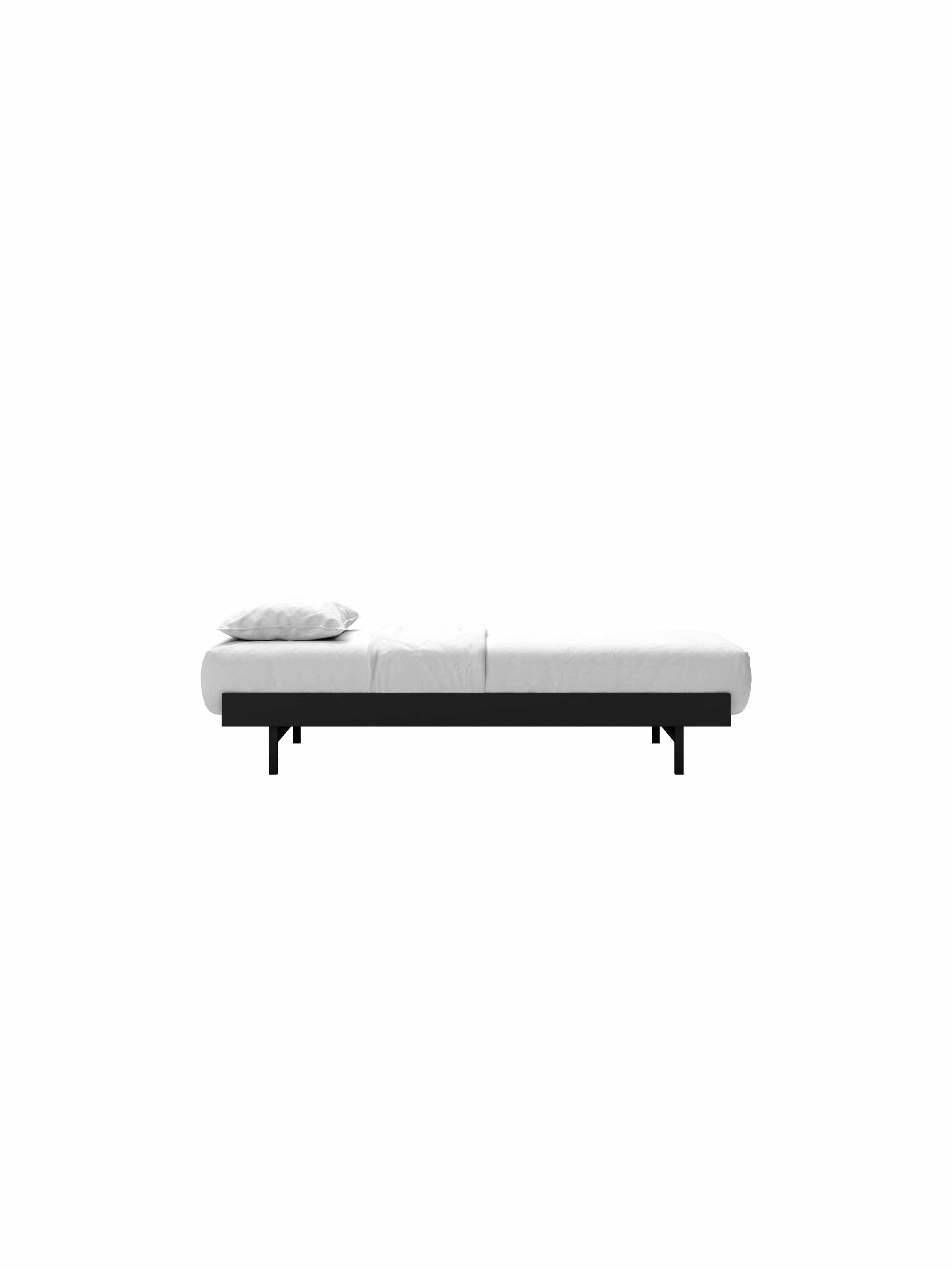 Moebe -säng 90 cm, svart