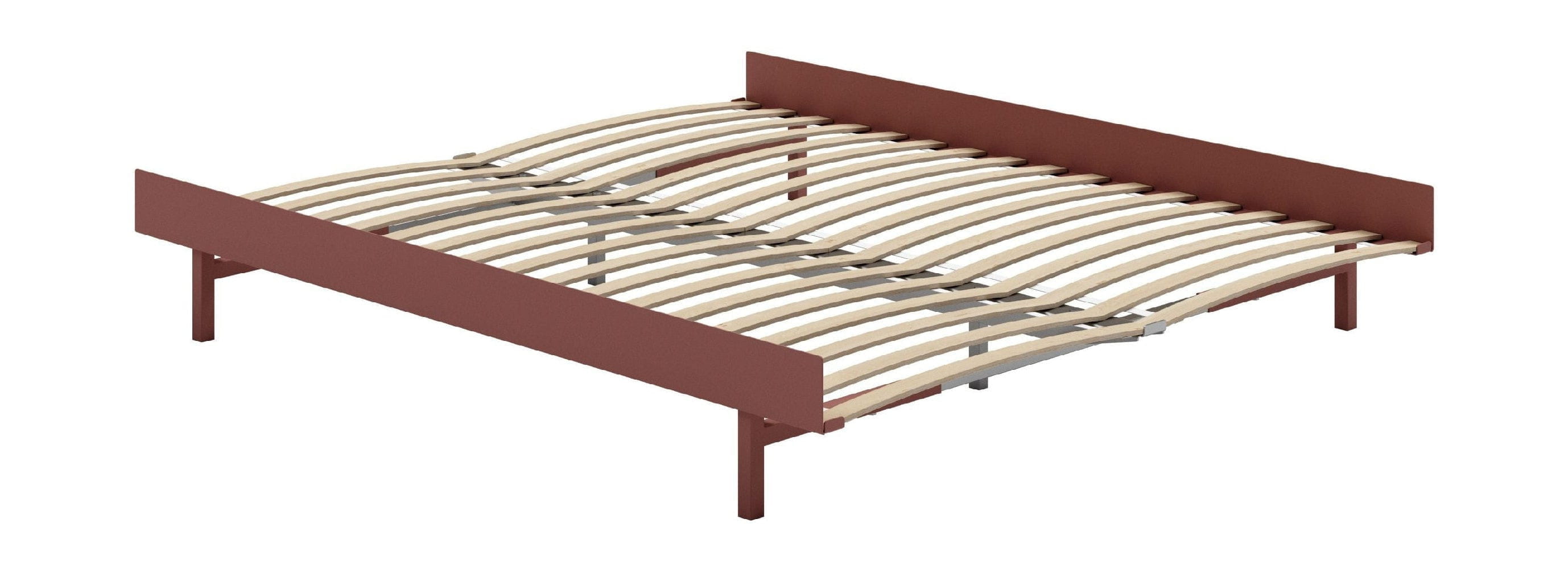 Moebe -säng med sängen 160 cm, dammig ros